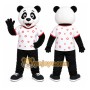 Panda Shirt Mascot Costume