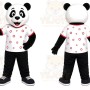 Panda Shirt Mascot Costume