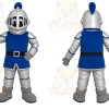 Blue Robot Knight Mascot Costume