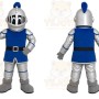 Blue Robot Knight Mascot Costume