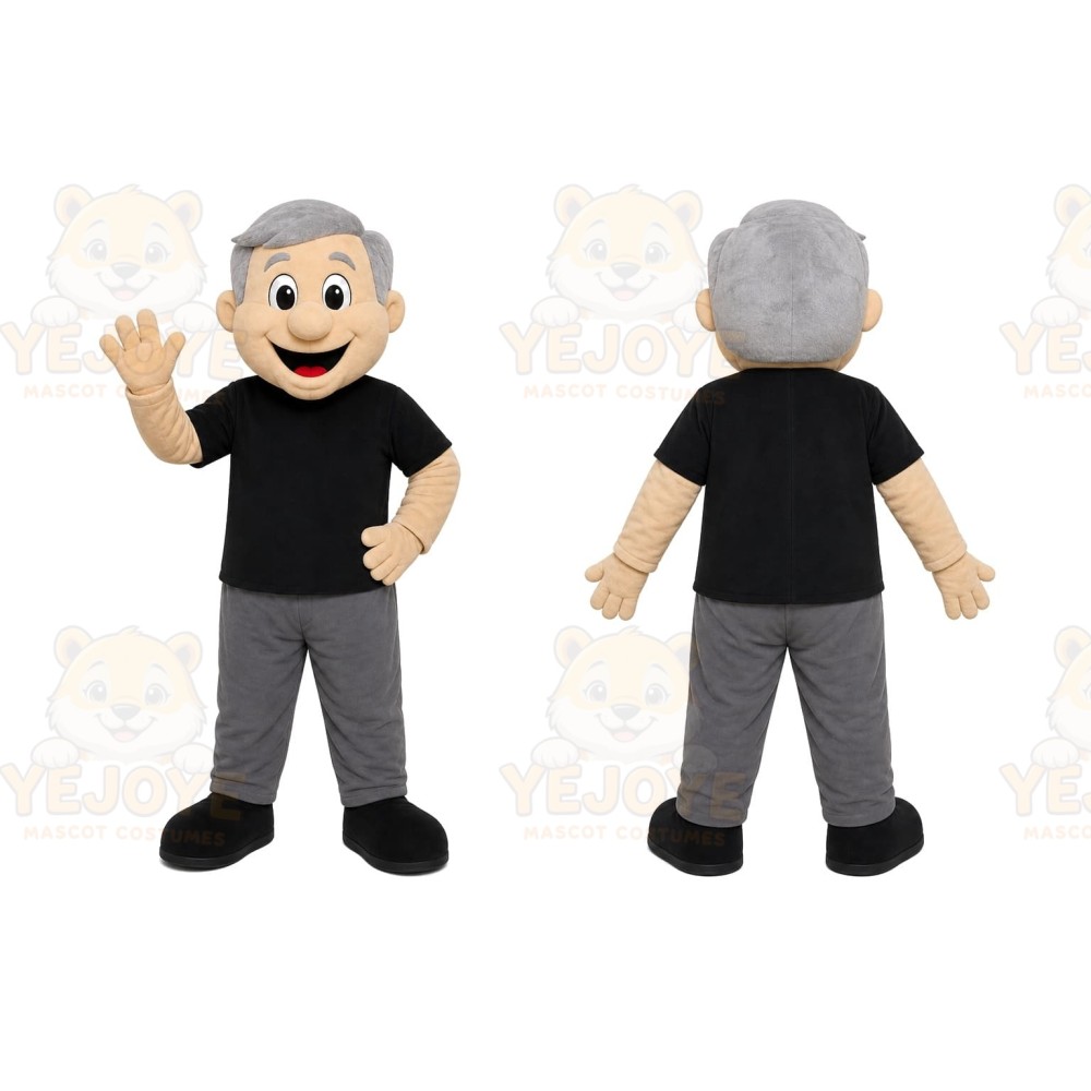 Old Man Character Mascot Costume