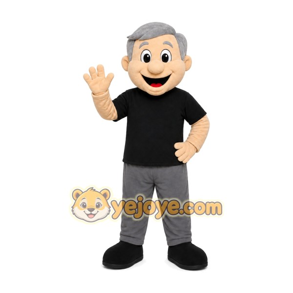 Old Man Character Mascot Costume