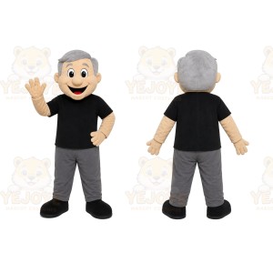 Old Man Character Mascot Costume