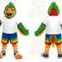 Colorful Parrot Mascot Costume