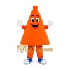 Orange Traffic Cone Mascot Costume Orange Traffic Cone Mascot Costume