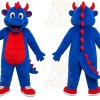 Blue Dragon Mascot Costume
