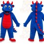 Blue Dragon Mascot Costume