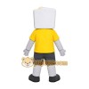 Yellow Block Mascot Costume