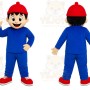 Red Cap Boy Mascot Costume