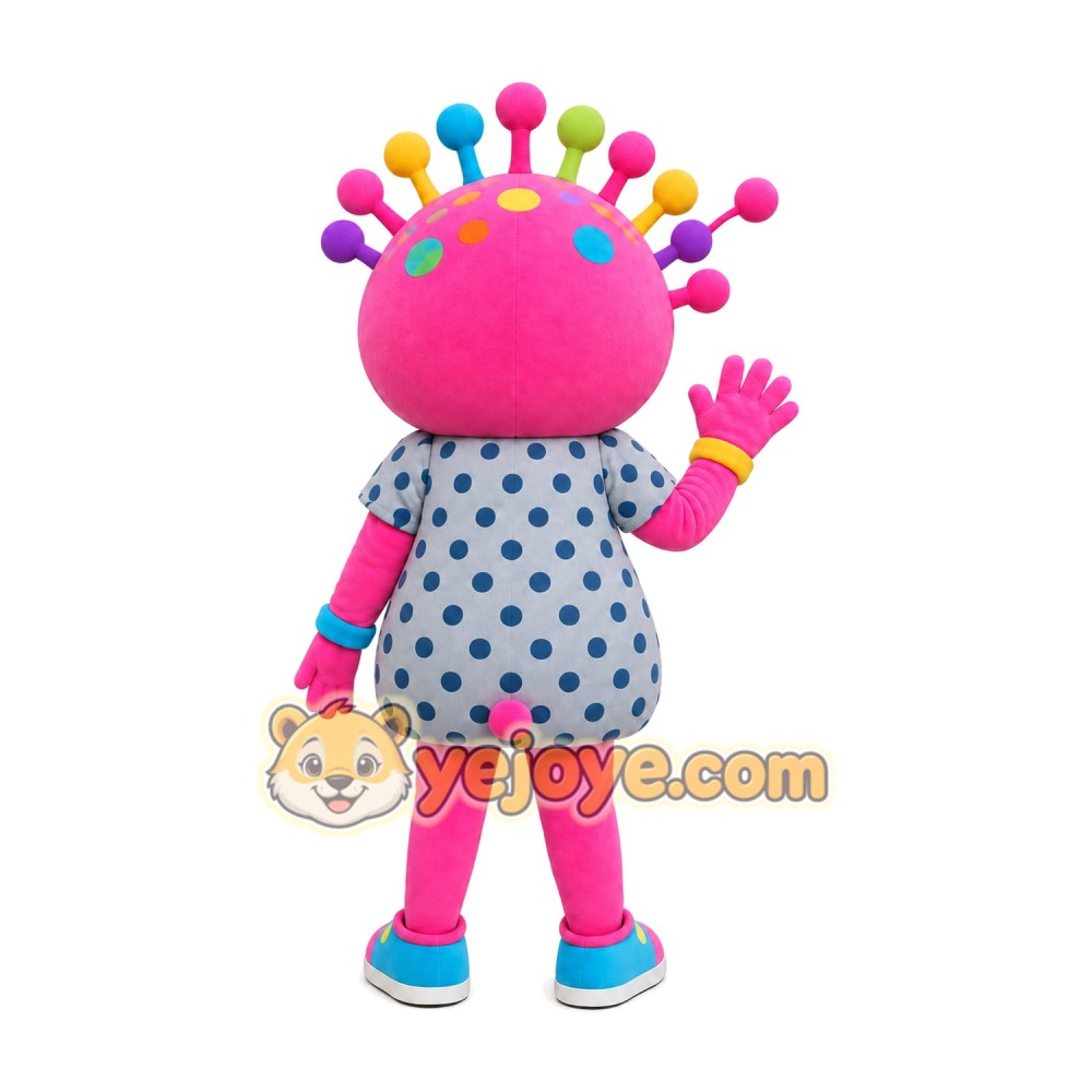 Pink Eye Monster Mascot Costume