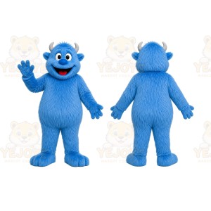 Blue Monster Mascot Costume
