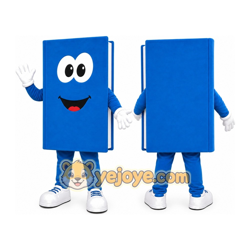 Blue Book Mascot Costume Blue Book Mascot Costume