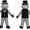 Cartoon Gentleman Mascot Costume