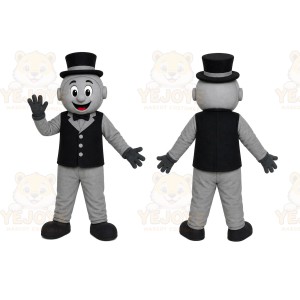 Cartoon Gentleman Mascot Costume