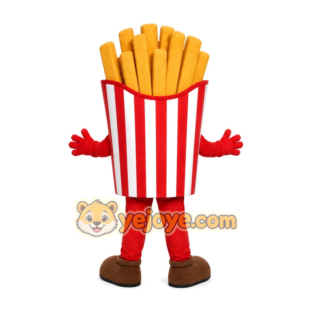 French Fries Character Mascot Costume Adult Size French Fries Character Mascot Costume Adult Size