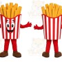 French Fries Character Mascot Costume Adult Size