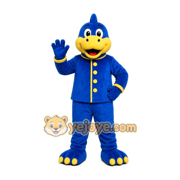 Blue Dragon Mascot Costume