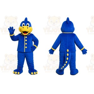 Blue Dragon Mascot Costume