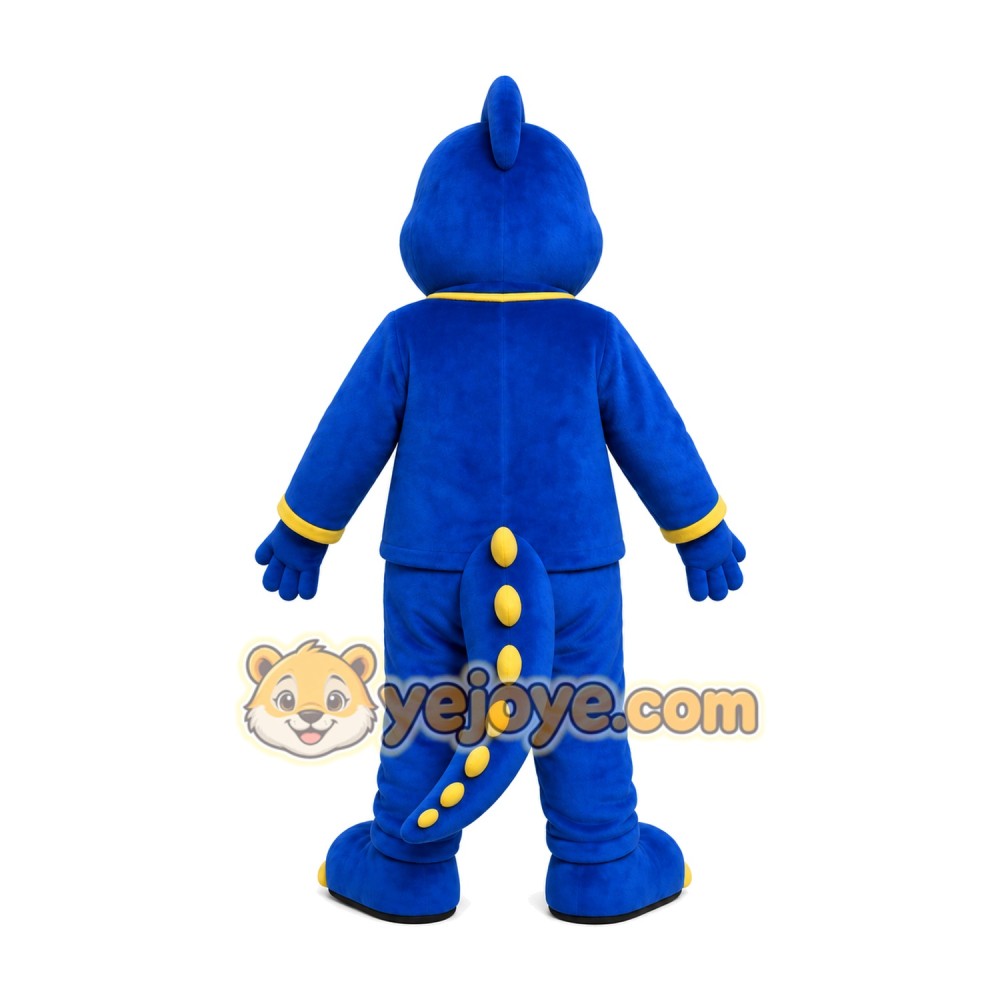 Blue Dragon Mascot Costume Blue Dragon Mascot Costume