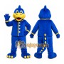 Blue Dragon Mascot Costume