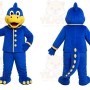 Blue Dragon Mascot Costume