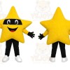 Yellow Star Mascot Costume