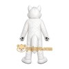White Wolf Mascot Costume