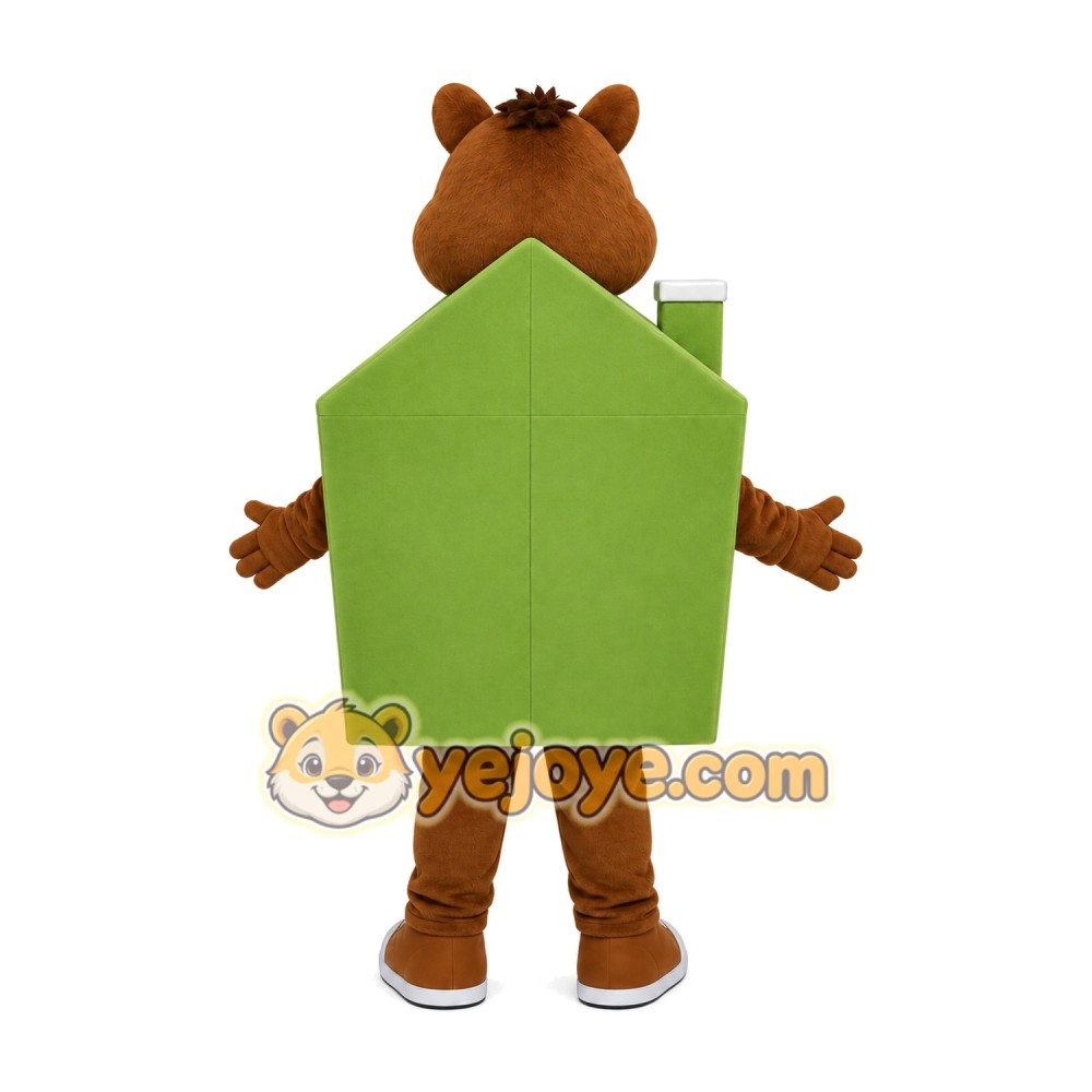Chipmunk Sign Mascot Costume Chipmunk Sign Mascot Costume