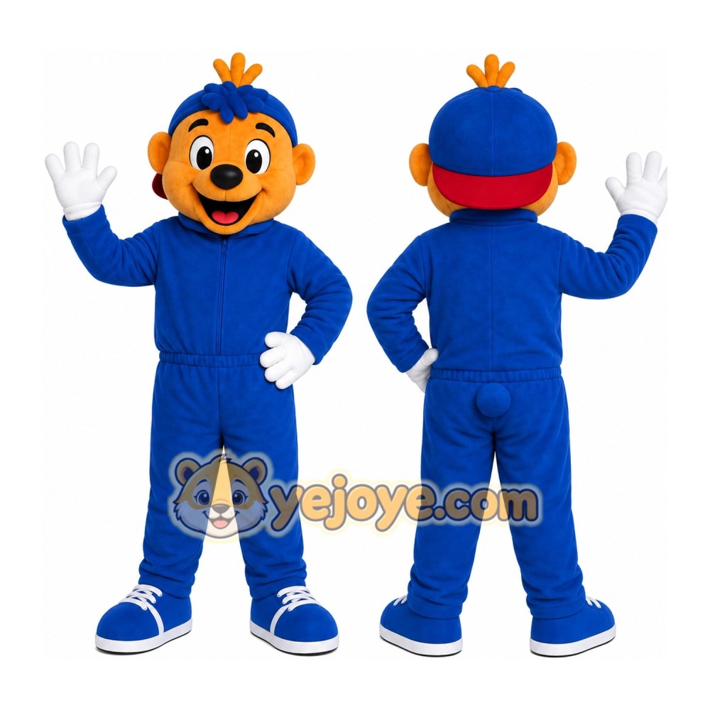 Dog Blue Suit Mascot Costume