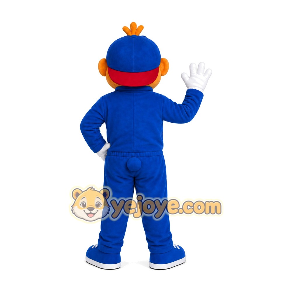 Dog Blue Suit Mascot Costume