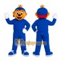 Dog Blue Suit Mascot Costume