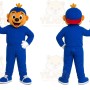 Dog Blue Suit Mascot Costume