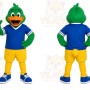 Green Duck Bird Mascot Costume