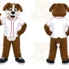 Dog White Shirt Mascot Costume