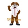 Dog White Shirt Mascot Costume
