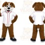 Dog White Shirt Mascot Costume