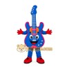 Blue Guitar Mascot Costume Blue Guitar Mascot Costume