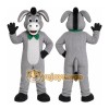 Gray Donkey Mascot Costume Gray Donkey Mascot Costume