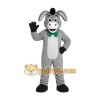 Gray Donkey Mascot Costume Gray Donkey Mascot Costume