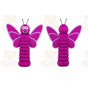 Purple Butterfly Mascot Costume