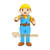 Builder Boy Mascot Costume Builder Boy Mascot Costume