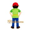 Green Shirt Boy Mascot Costume Green Shirt Boy Mascot Costume