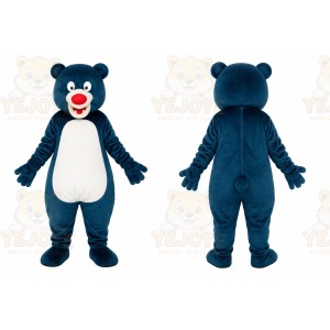 Blue Bear Mascot Costume