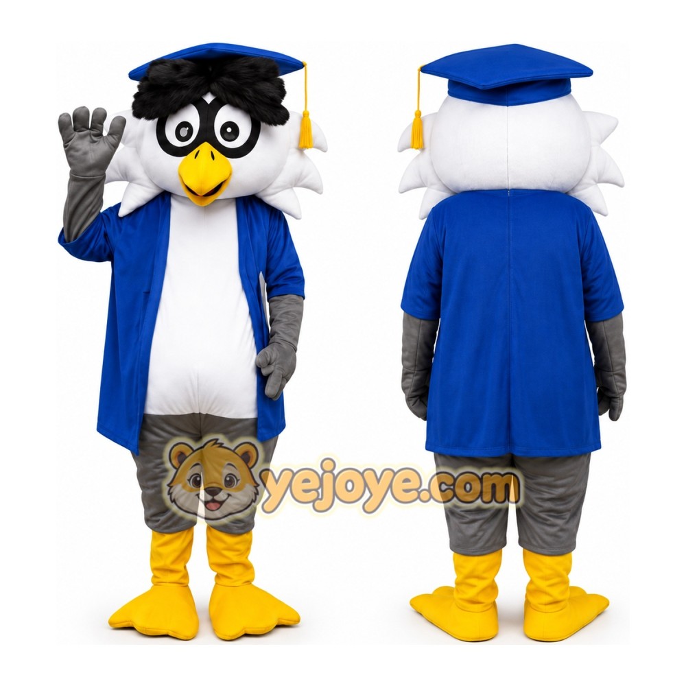 Graduate Bird Mascot Costume Graduate Bird Mascot Costume