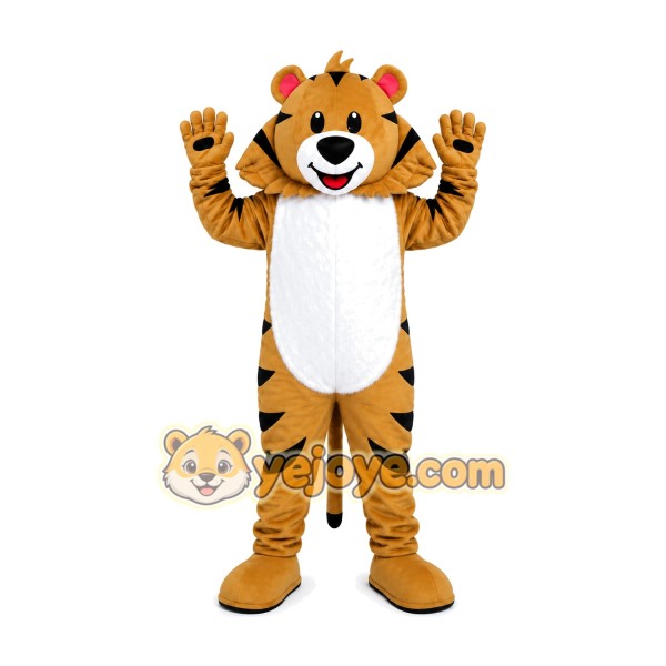 Orange Tiger Mascot Costume Orange Tiger Mascot Costume