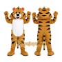 Orange Tiger Mascot Costume