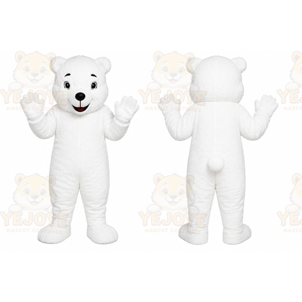 White Polar Bear Mascot Costume