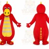 Red Dragon Mascot Costume