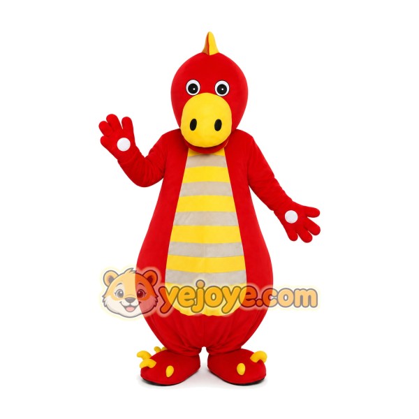 Red Dragon Mascot Costume Red Dragon Mascot Costume