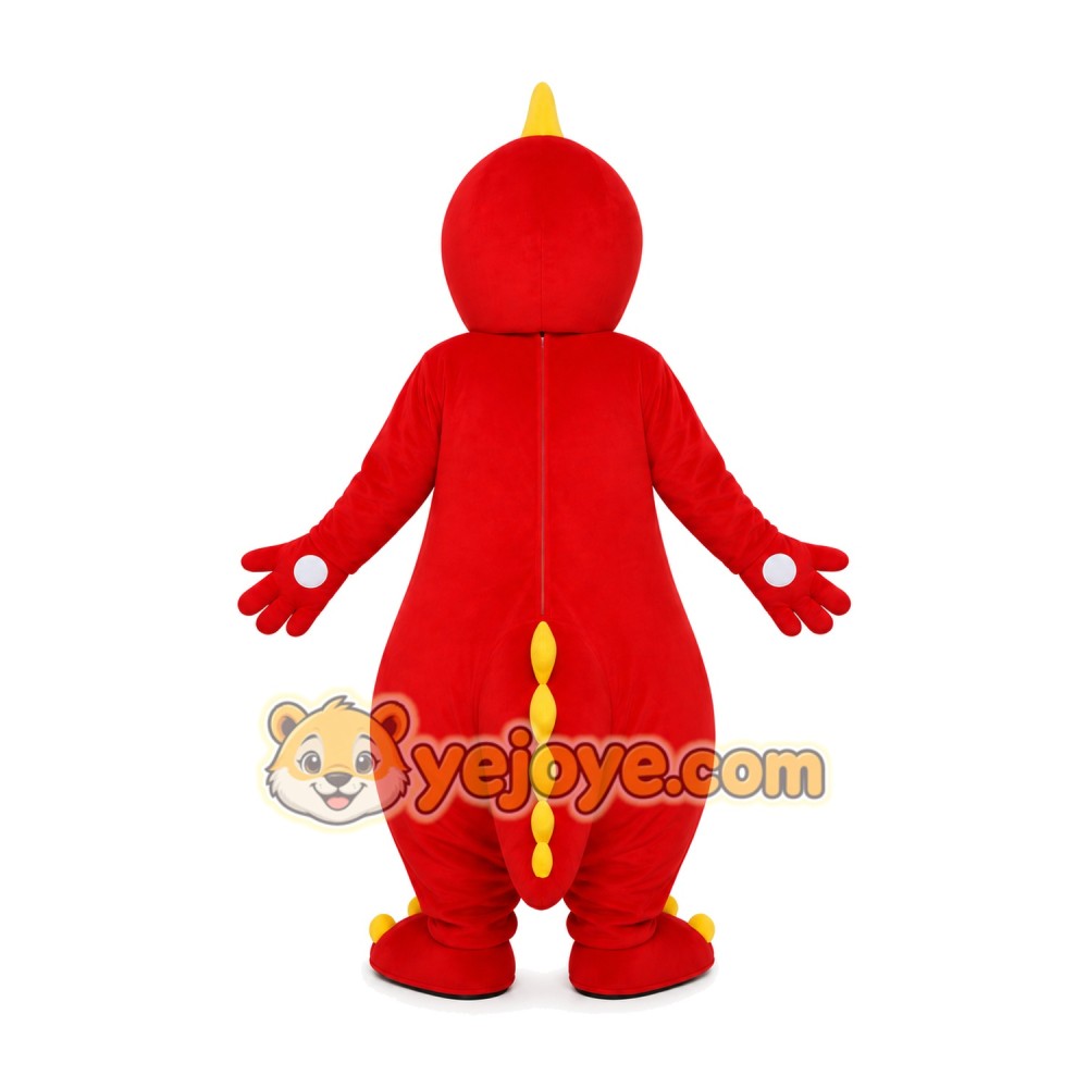 Red Dragon Mascot Costume Red Dragon Mascot Costume